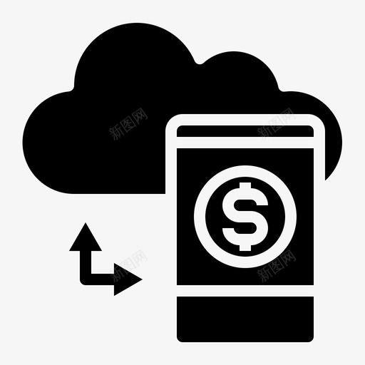 移动fintech51实心svg_新图网 https://ixintu.com 移动 fintech 实心