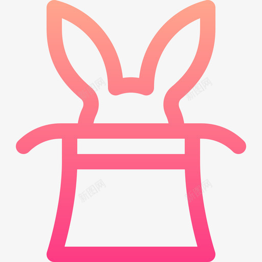 魔术帽娱乐84线性颜色svg_新图网 https://ixintu.com 魔术 娱乐 线性 颜色