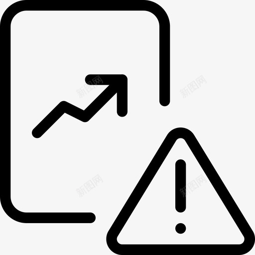 警告标志业务和性能线性svg_新图网 https://ixintu.com 警告 标志 业务 性能 线性