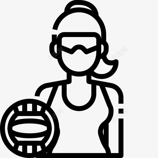 排球运动员体育女子svg_新图网 https://ixintu.com 排球 运动员 体育 女子 头像