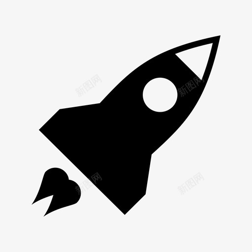 火箭发射器太空svg_新图网 https://ixintu.com 火箭 发射器 太空 雕文 图标