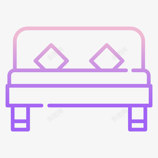 床生活方式49轮廓渐变svg_新图网 https://ixintu.com 生活方式 轮廓 渐变