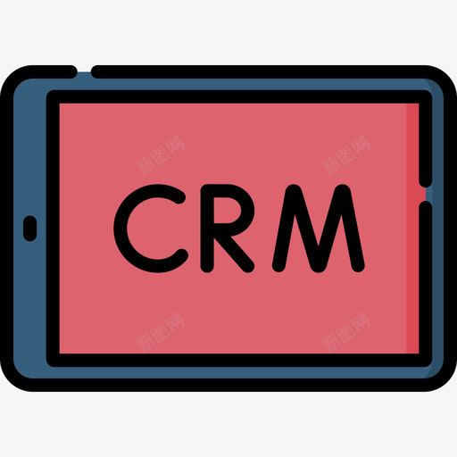 CRM数字营销208线性颜色svg_新图网 https://ixintu.com CRM 数字 营销 线性 颜色
