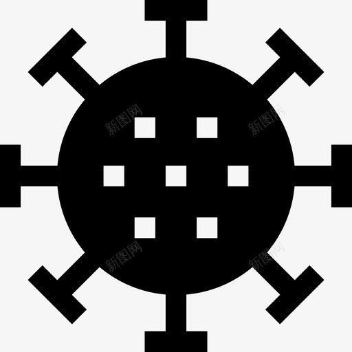 病毒医疗保健38填充svg_新图网 https://ixintu.com 病毒 医疗保健 填充