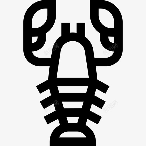龙虾海洋生物66直系svg_新图网 https://ixintu.com 龙虾 海洋生物 直系
