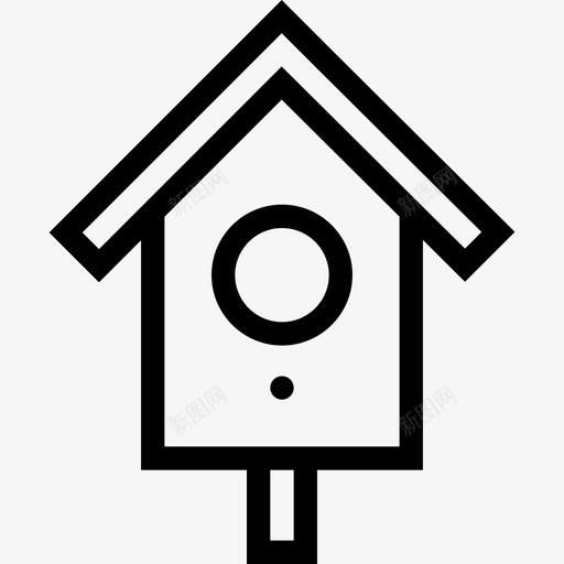 巢箱鸟舍家svg_新图网 https://ixintu.com 巢箱 鸟舍 生态