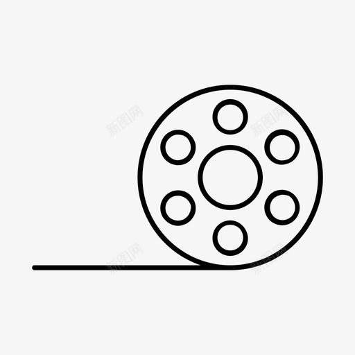 电影卷照相机胶卷svg_新图网 https://ixintu.com 电影 照相机 胶卷 照片 万圣节