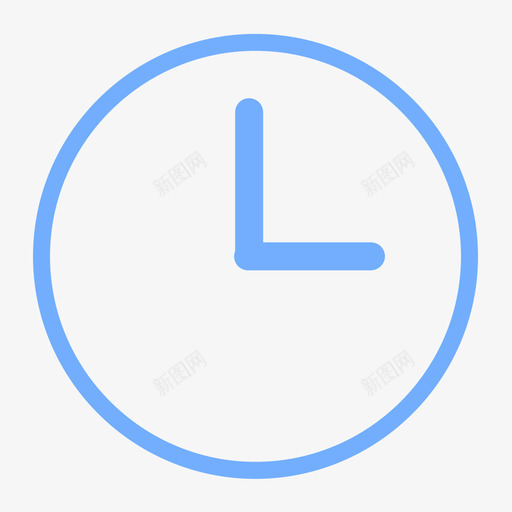 时间l蓝svg_新图网 https://ixintu.com 时间 多色