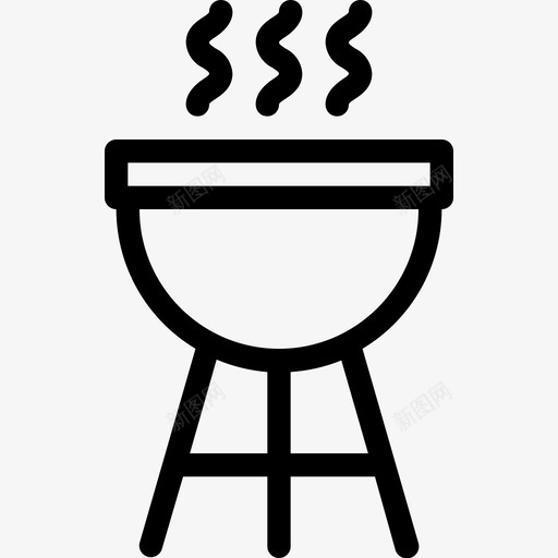 烧烤自然春季svg_新图网 https://ixintu.com 烧烤 春季 自然 天气 线条 艺术