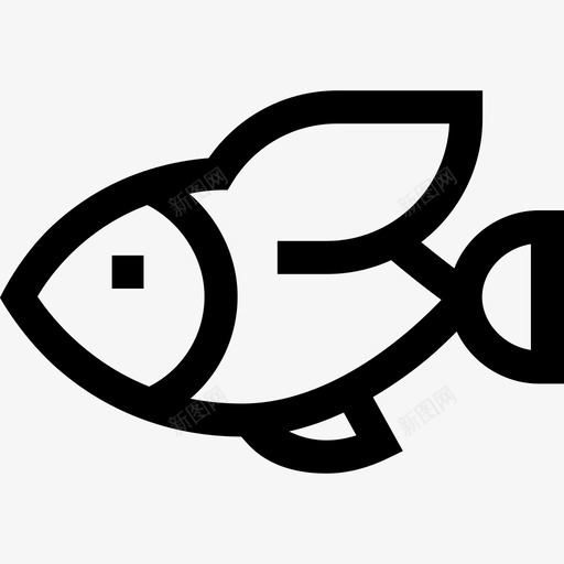 飞鱼海洋生物66直系svg_新图网 https://ixintu.com 飞鱼 海洋生物 直系