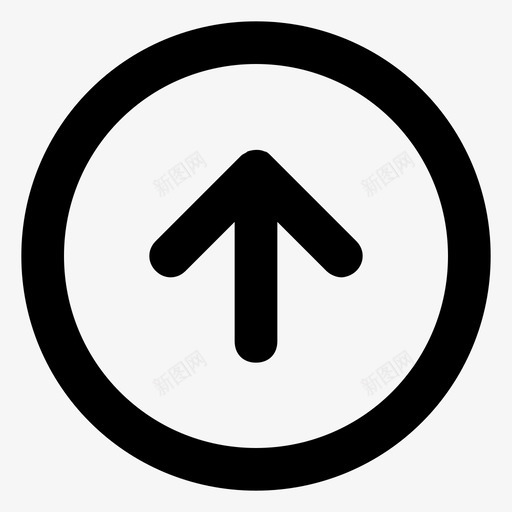 arrowupcirclesvg_新图网 https://ixintu.com arrowupcircle