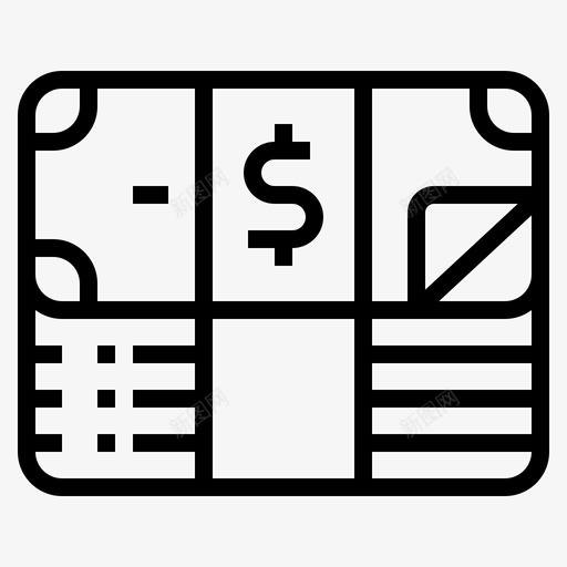 资金管理计算计算器svg_新图网 https://ixintu.com 资金 管理 计算 计算器 投资 创业 轮廓 图标