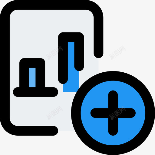 添加业务和性能2线性颜色svg_新图网 https://ixintu.com 添加 业务 性能 线性 颜色
