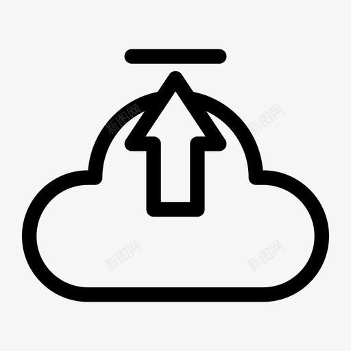 云上载更新升级svg_新图网 https://ixintu.com 上载 更新 升级 office 粗体 图标
