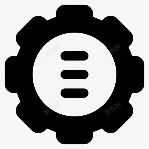 设置菜单首选项编程svg_新图网 https://ixintu.com 设置 菜单 首选项 编程 进度 服务 notif solid
