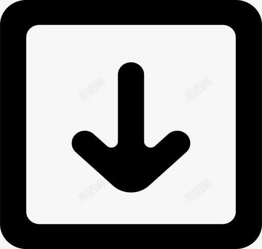 下载方向下箭头svg_新图网 https://ixintu.com 下载 方向 箭头 收件箱 常规 图标