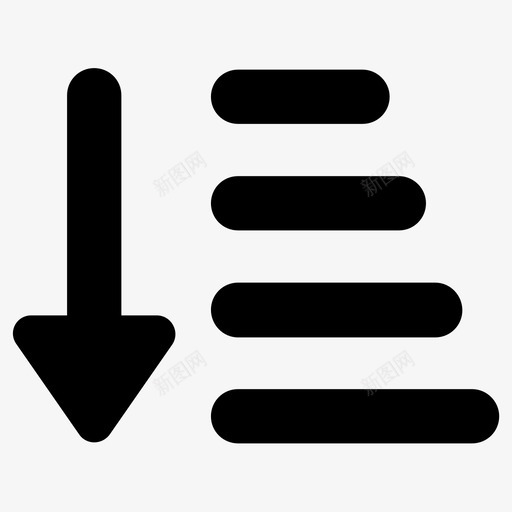 排序升序列表svg_新图网 https://ixintu.com 排序 升序 列表 重新
