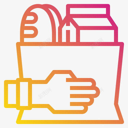 食品输送袋130梯度svg_新图网 https://ixintu.com 食品 输送 梯度