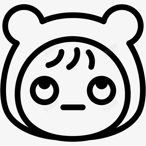 滚动的眼睛婴儿孩子svg_新图网 https://ixintu.com 滚动 眼睛 婴儿 孩子 表情 符号 情感 第一 一卷