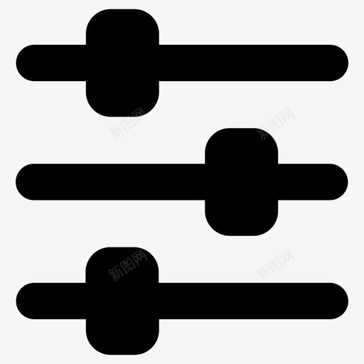 调谐调整过滤svg_新图网 https://ixintu.com 调谐 调整 过滤 电平 音量