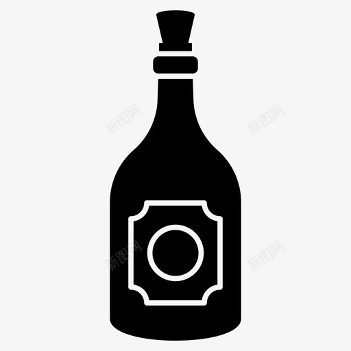 朗姆酒瓶酒饮料svg_新图网 https://ixintu.com 朗姆 酒瓶 饮料 伏特加 威士忌 葡萄酒 食品 雕文 图标