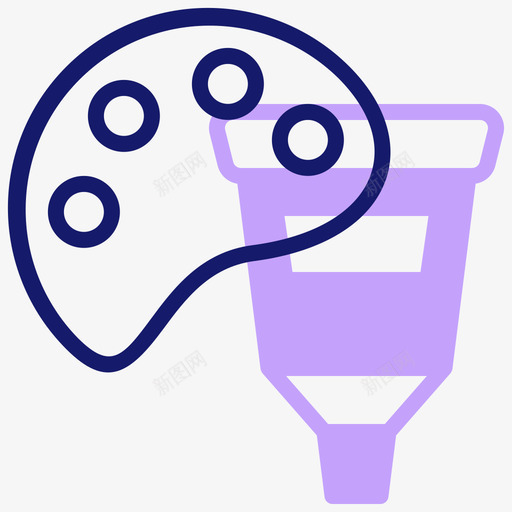 调色板绘画工具9线性颜色svg_新图网 https://ixintu.com 调色板 绘画 工具 线性 颜色