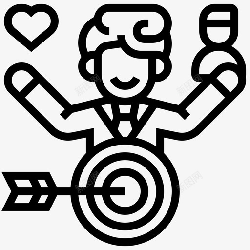 目标企业发展1线性svg_新图网 https://ixintu.com 目标 企业发展 线性