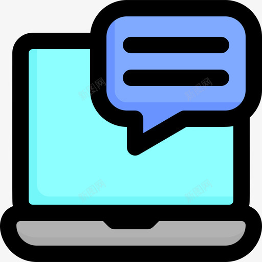信息网络和通信4线颜色svg_新图网 https://ixintu.com 信息 网络 通信 颜色