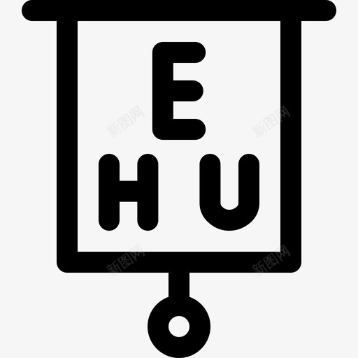 眼科检查验光师9线性svg_新图网 https://ixintu.com 眼科 检查 验光师 线性