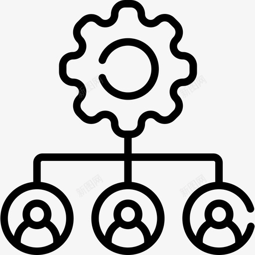 管理工商管理17直线svg_新图网 https://ixintu.com 管理 工商管理 直线