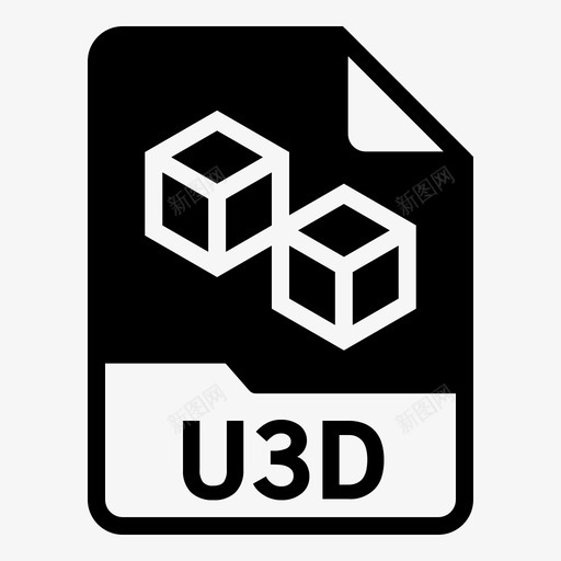 u3d文档文件svg_新图网 https://ixintu.com 文件 格式 u3d 文档 3d 图形