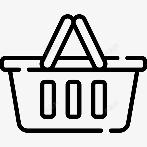 购物篮杂货店54直线型svg_新图网 https://ixintu.com 购物篮 杂货店 直线 线型