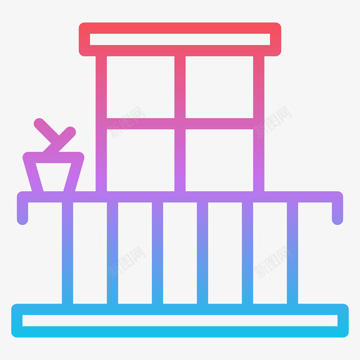 207酒店阳台梯度svg_新图网 https://ixintu.com 酒店 阳台 梯度