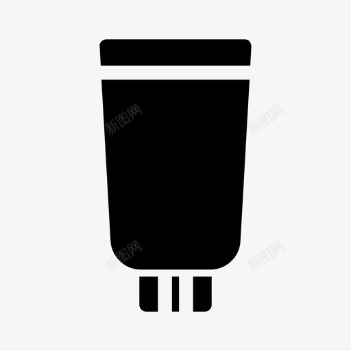 乳液身体肥皂svg_新图网 https://ixintu.com 乳液 身体 肥皂 管子 化妆品 符号