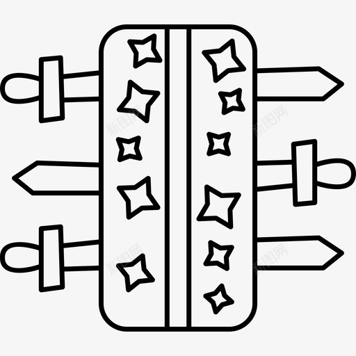 魔术盒马戏团106黑色svg_新图网 https://ixintu.com 魔术 马戏团 黑色