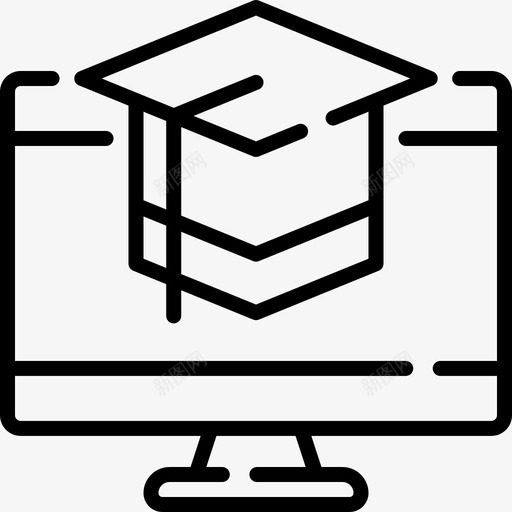 Mortarboard在线学习161直系svg_新图网 https://ixintu.com Mortarboard 在线学习 直系
