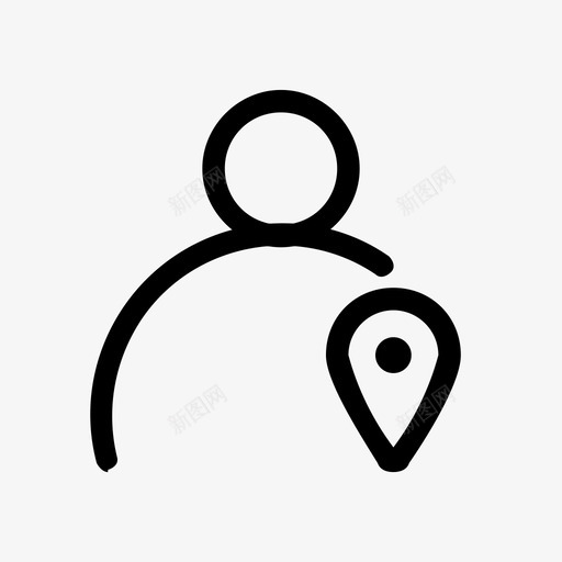 位置用户标识人员svg_新图网 https://ixintu.com 位置 用户 标识 人员 配置文件 文件夹