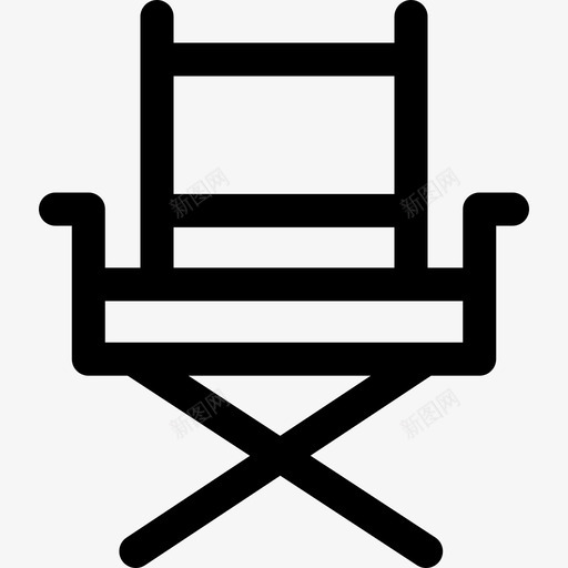 野营椅野营200直线型svg_新图网 https://ixintu.com 野营 直线 线型
