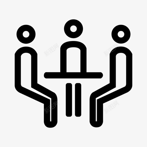 会议开会讨论svg_新图网 https://ixintu.com 会议 开会讨论