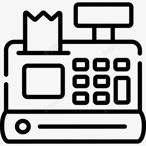 自动取款机金融214线性svg_新图网 https://ixintu.com 自动 取款机 金融 线性