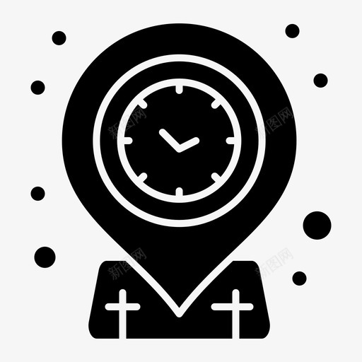 地理位置目标svg_新图网 https://ixintu.com 地理 位置 目标 时间 时间管理 实体 字形