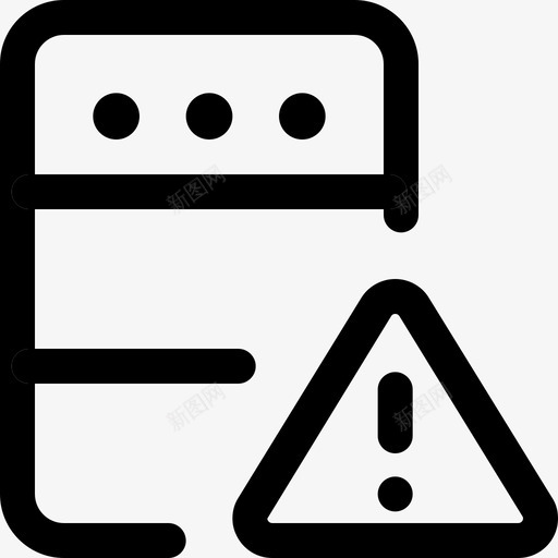 错误web应用数据库3线性svg_新图网 https://ixintu.com 错误 web 应用 数据库 线性