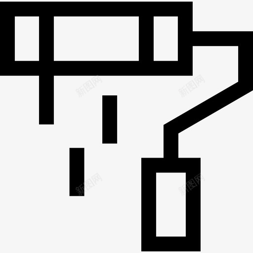 油漆辊家装80直线型svg_新图网 https://ixintu.com 油漆 家装 直线 线型