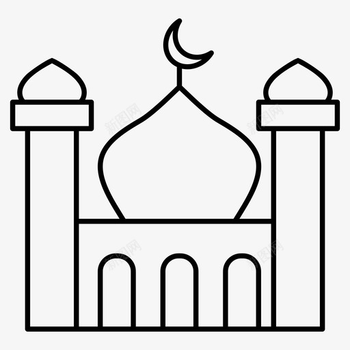 瓦齐尔汗清真寺瓦齐尔清真寺瓦齐尔汗历史地标建筑svg_新图网 https://ixintu.com 瓦齐 尔汗 清真寺 历史 史地 建筑