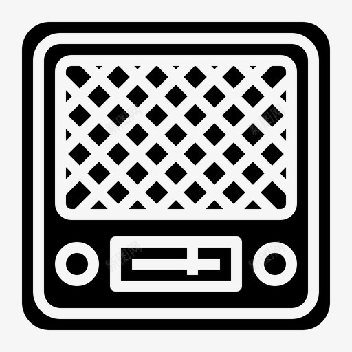 收音机回复装置1填充svg_新图网 https://ixintu.com 收音机 回复 装置 填充