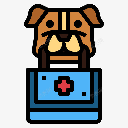 急救箱宠物爱好者3线性颜色svg_新图网 https://ixintu.com 急救箱 宠物 爱好者 线性 颜色