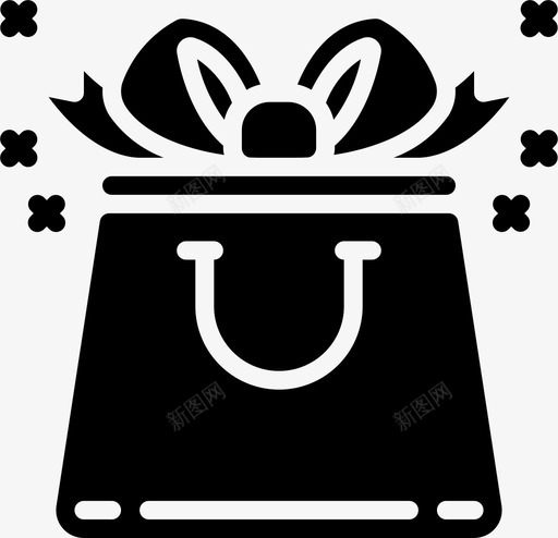 袋子礼物21装满svg_新图网 https://ixintu.com 袋子 礼物 装满