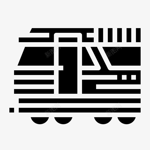 列车2列填充svg_新图网 https://ixintu.com 列车 2列 填充