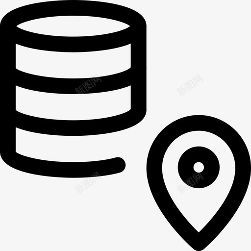 位置web应用程序数据库3线性svg_新图网 https://ixintu.com 位置 web 应用程序 数据库 线性
