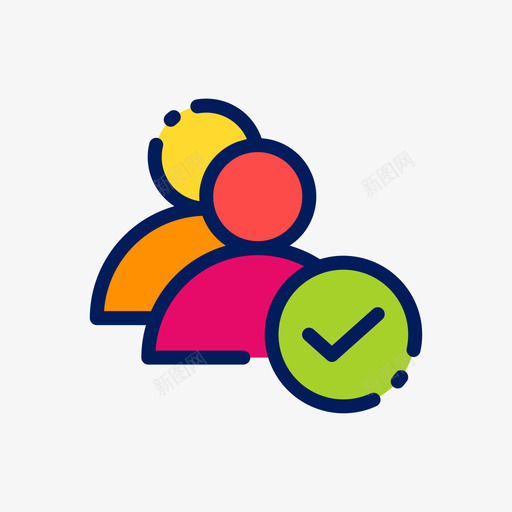 跟随者播客7线性颜色svg_新图网 https://ixintu.com 跟随者 播客 线性 颜色